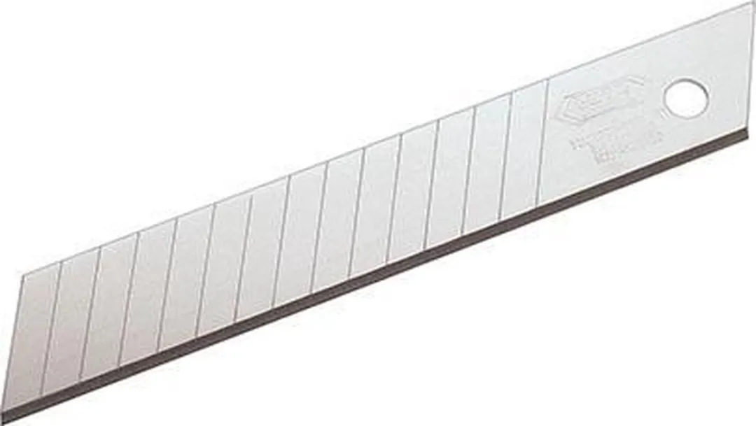 Wolfcraft 5 Afbreekmessen 18mm - 15 Segmenten - 5 Reservemesjes - Zilver