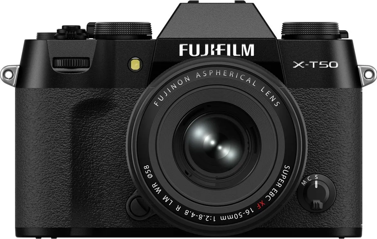 Fujifilm X-T50 - Systeemcamera - + XF16-50mm lens - Black