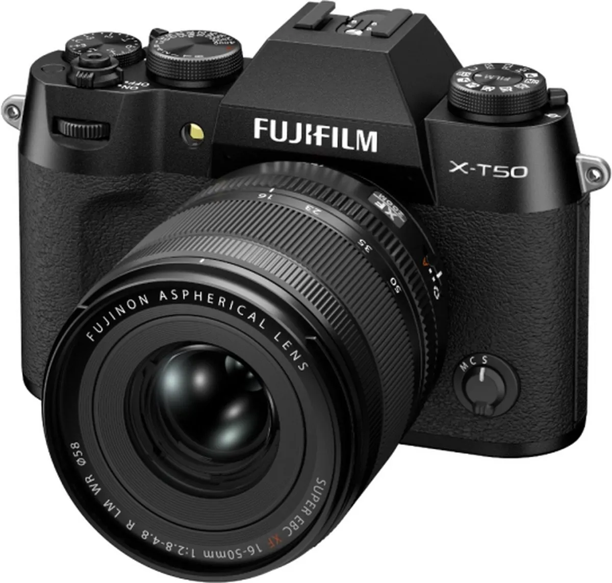 Fujifilm X-T50 - Systeemcamera - + XF16-50mm lens - Black
