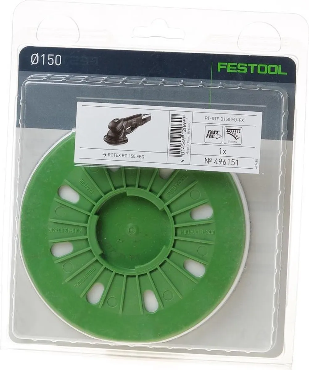 Festool PT-STF-D150 FX FastFix Poetssteunschijf 150mm