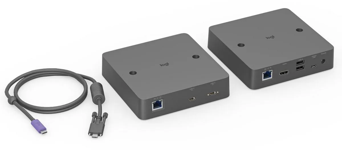 Logitech Extend 952-000199 USB Hub - Antraciet - afbeelding 6 van 6