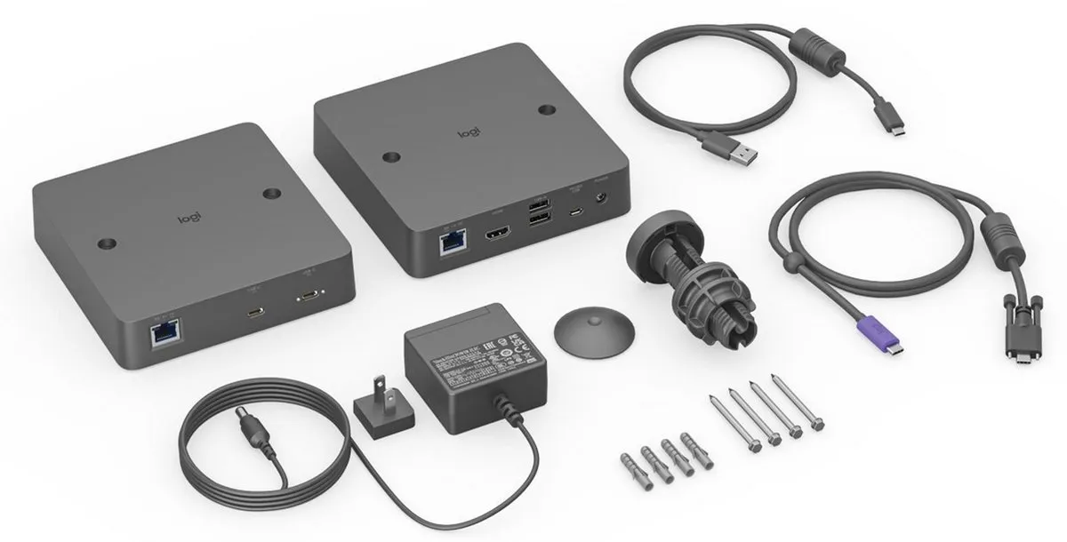 Logitech Extend 952-000199 USB Hub - Antraciet