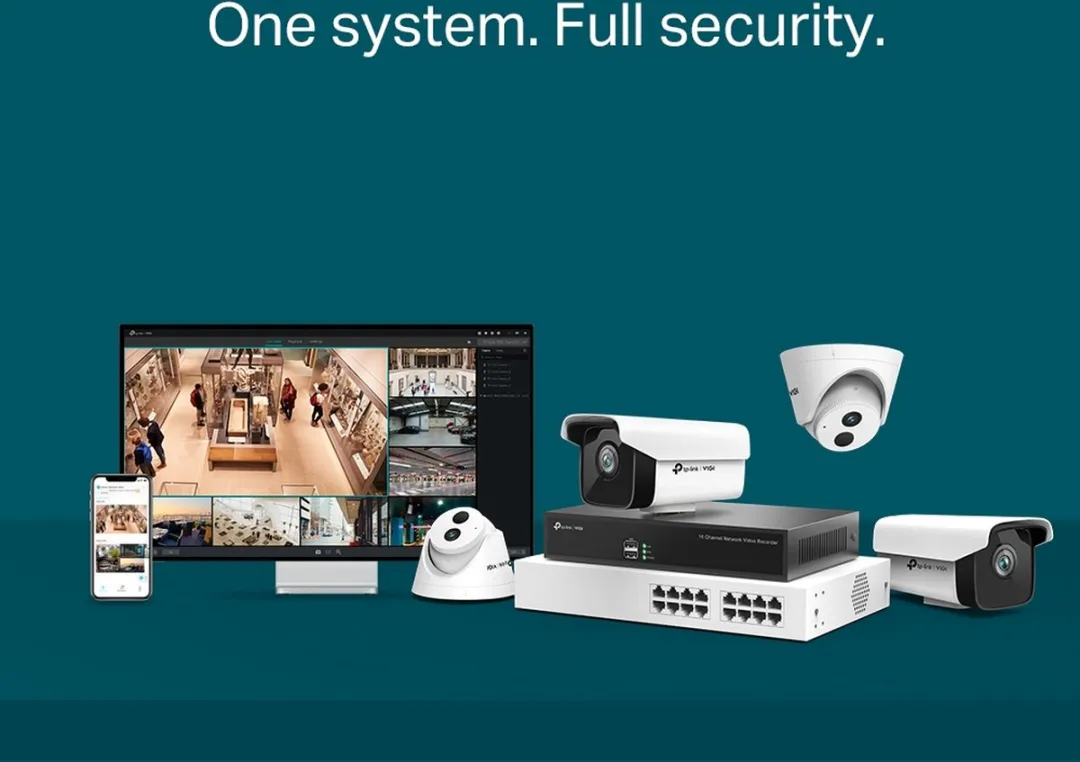 TP-Link VIGI NVR1016H NVR - 16 Kanalen - Zwart