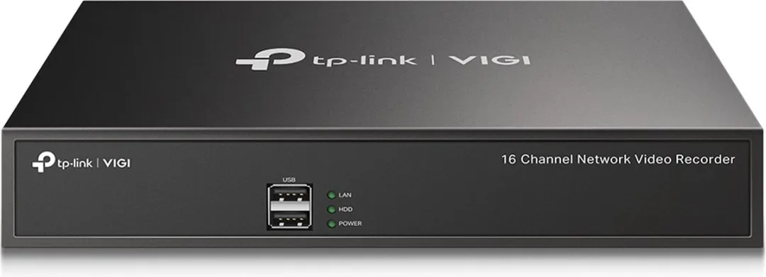 TP-Link VIGI NVR1016H NVR - 16 Kanalen - Zwart