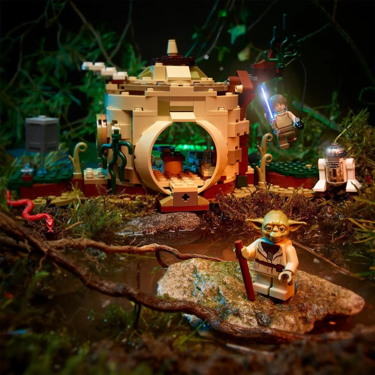 LEGO Star Wars Yoda's Hut 75208 - 229 Stukken - afbeelding 4 van 6