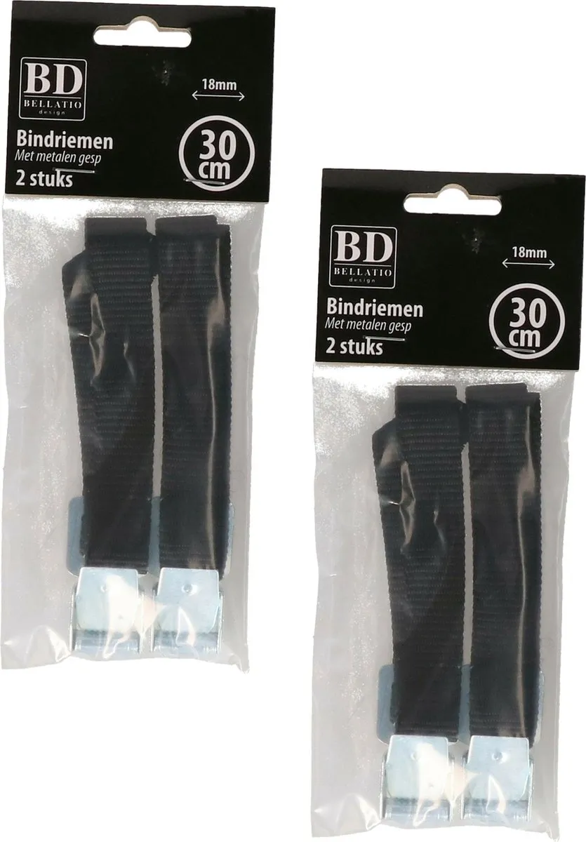 Bellatio Design Spanbanden 4 Stuks