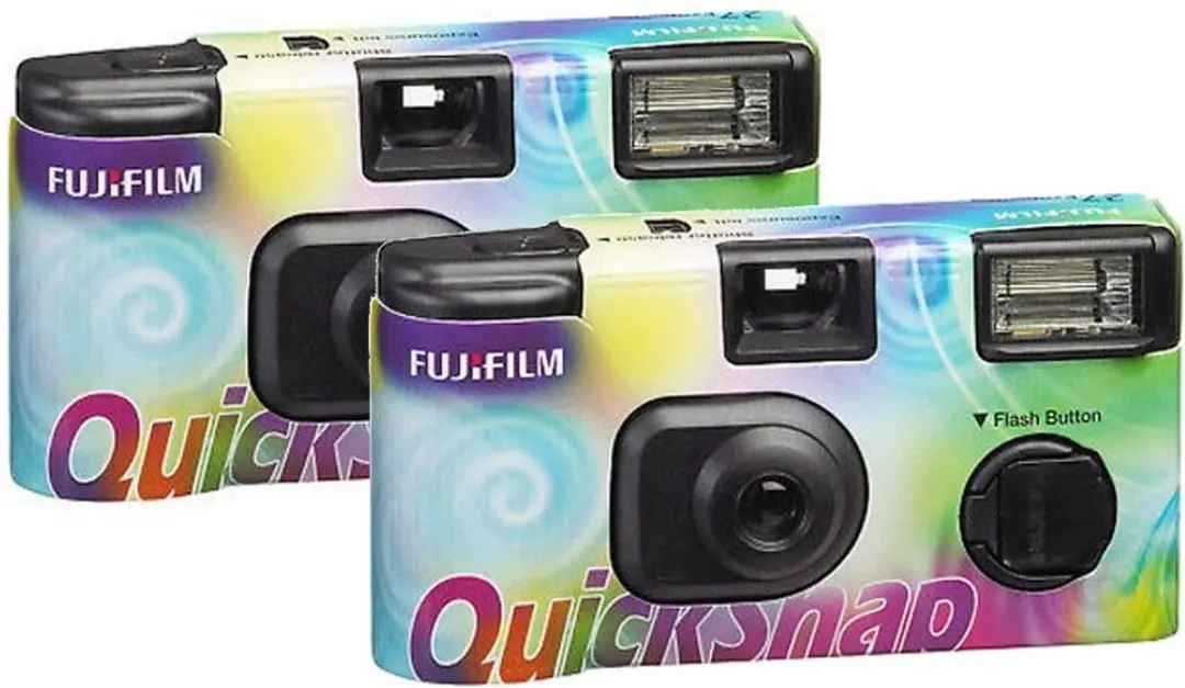 Fujifilm Quicksnap Flash Wegwerpcamera 27 Foto's - 2-Pack Zwart - afbeelding 4 van 6