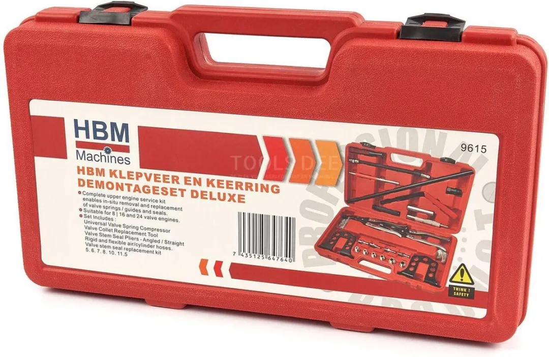 HBM Klepveer & Keerring Demontageset - Deluxe