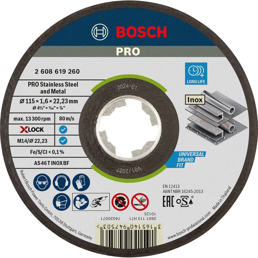 Bosch Professional Doorslijpschijf 115mm