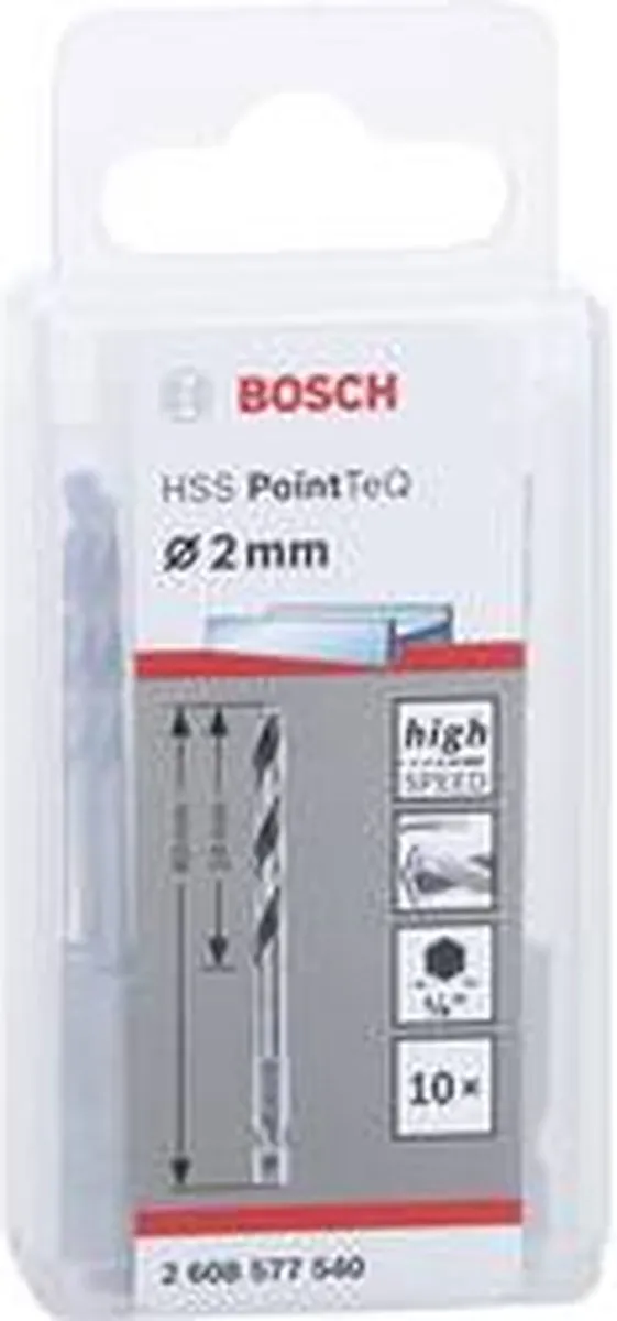 Bosch PointTeQ Spiraalboorset 10-delig