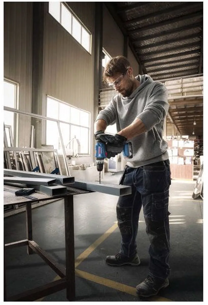 Bosch Professional GSB 18V-25 Accu-klopboormachine - 2x Accu 2.0Ah + Lader + 63 Accessoires