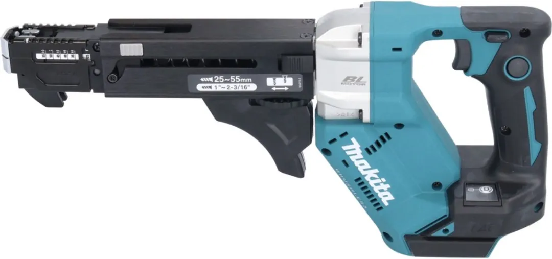 Makita DFR551Z Accu-magazijnschroevendraaier 18V - 25-55mm borstelloos - 1x 5.0Ah accu