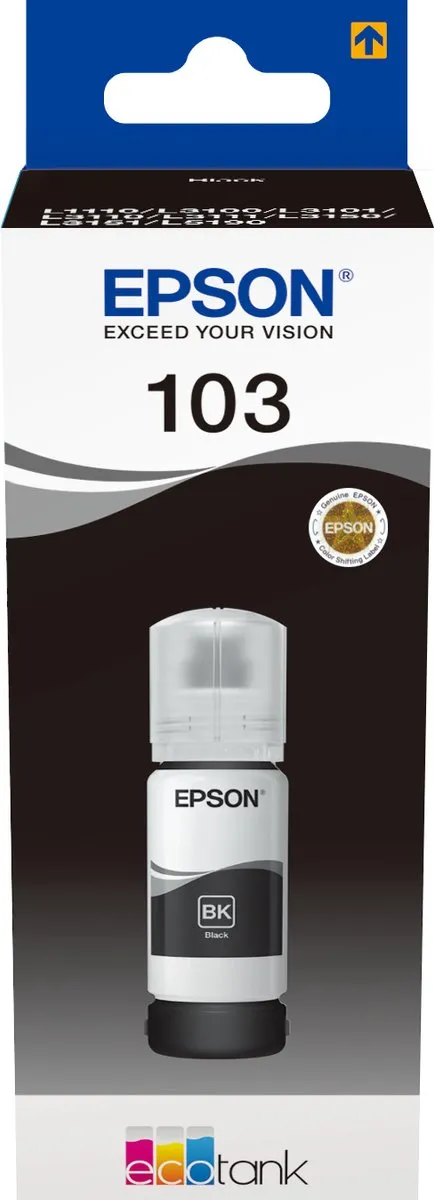 Epson Ecotank ET-103 Origineel Zwart C13T00S14A