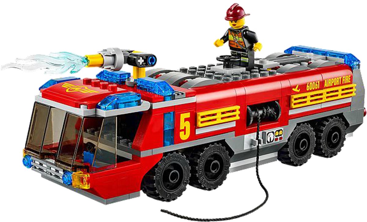 LEGO City Luchthaven Brandweerwagen - 60061