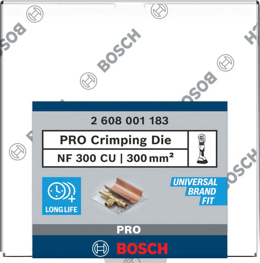 Bosch PRO NF300 CU Krimpinzetstuk 300mm² - 2608001157