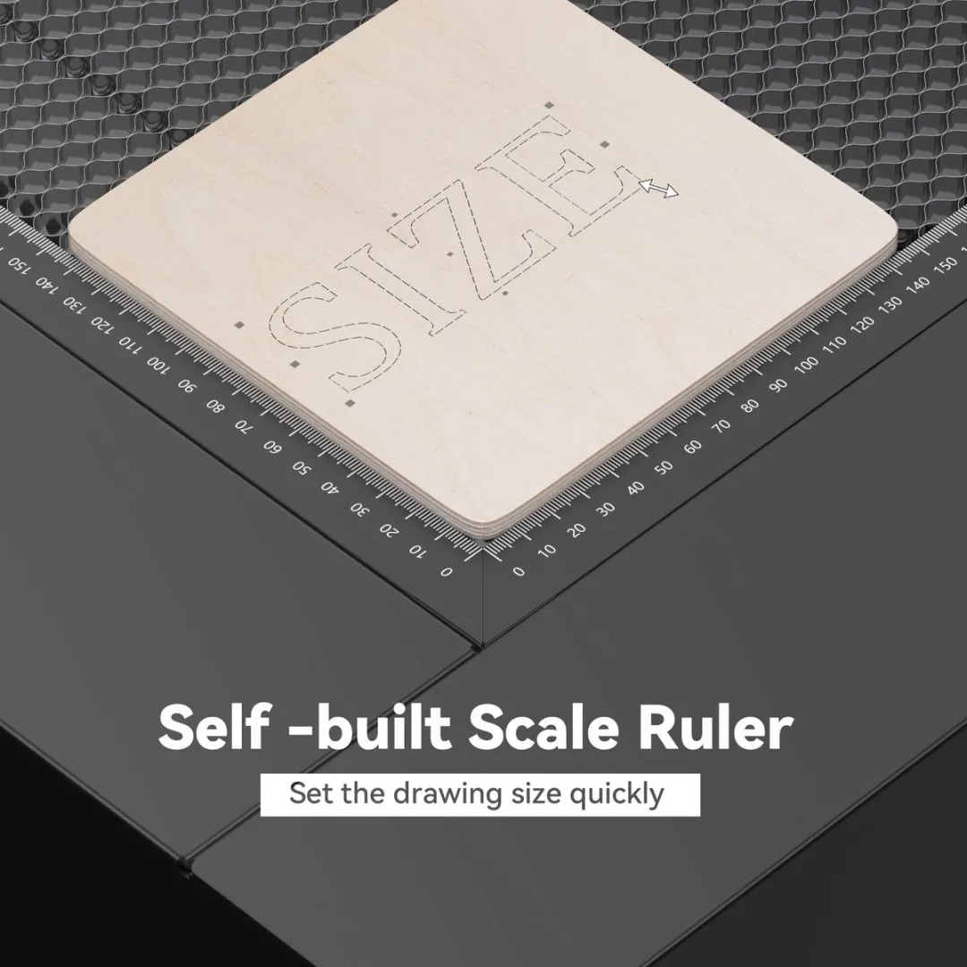 Sculpfun H5 Honingraat Afzuigplatform 650x650mm - met Rookafzuiger