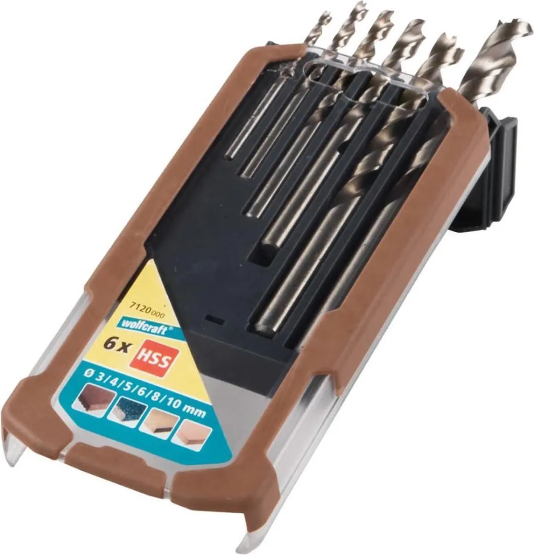 Wolfcraft Houtspiraalboorset 7120000