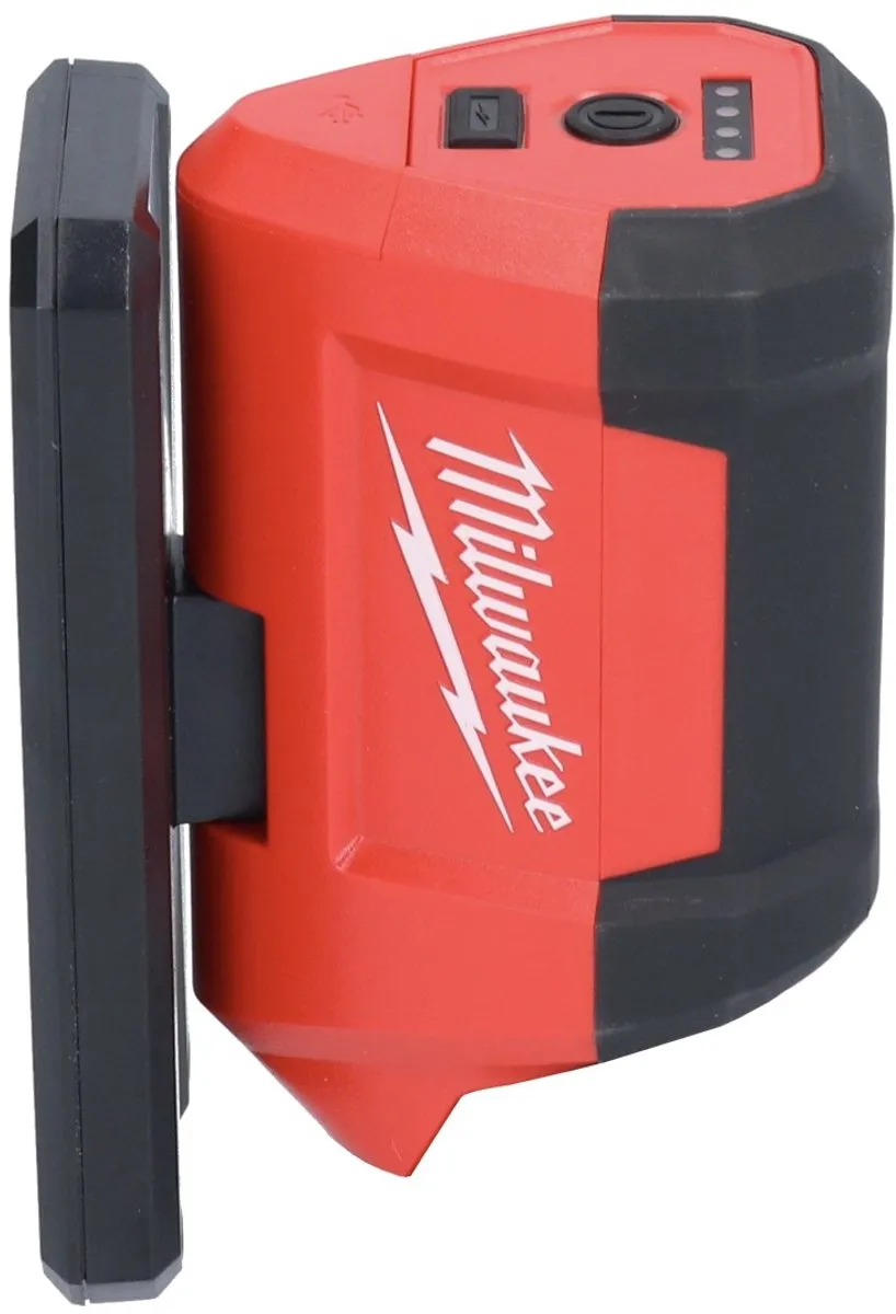 Milwaukee M12 PAL-0 LED Lamp Body 700Lm - Rood/Zwart - afbeelding 5 van 6
