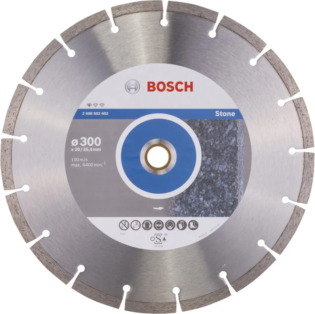 Bosch Diamantdoorslijpschijf Standard for Stone 300x20x3,1x10mm