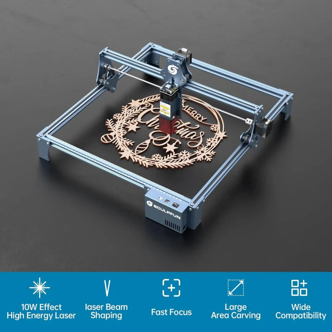 Sculpfun S9 Pro Lasergraveermachine 10W - 400x410mm