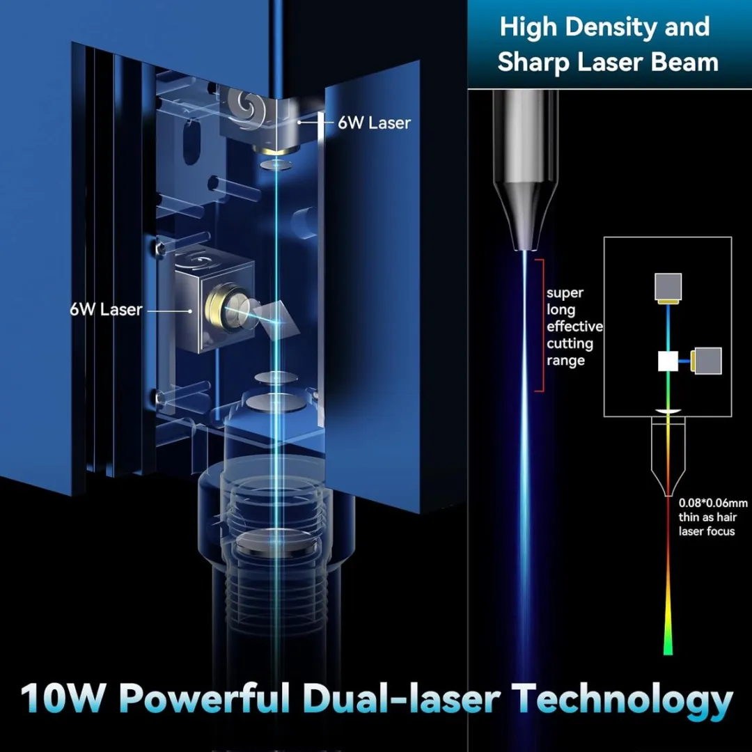 Sculpfun S9 Pro Lasergraveermachine 10W - 400x410mm