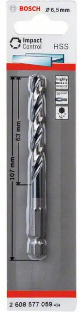 Bosch HSS Klopboormachine 6,5mm - 2608577059