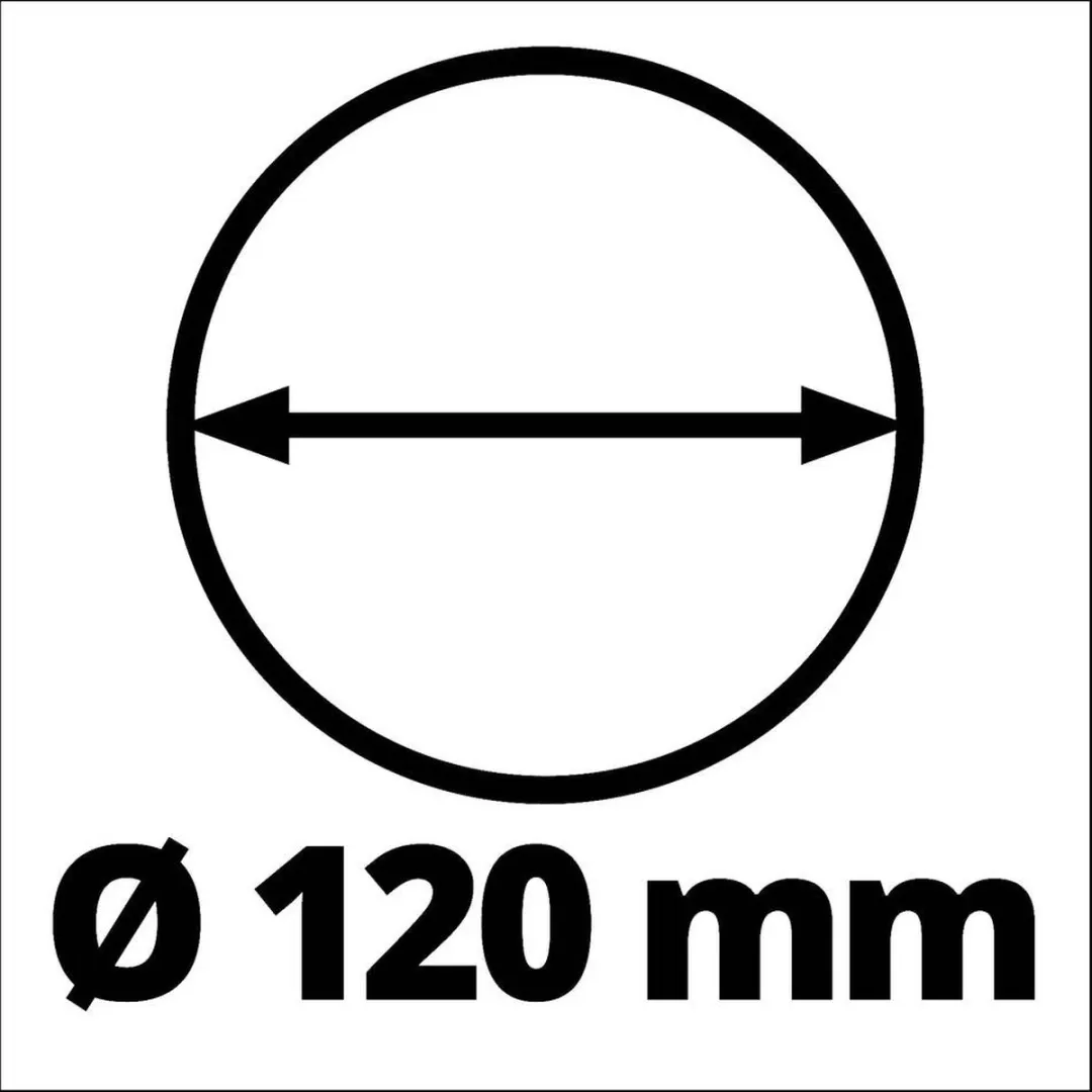 Einhell 3437010 Accessoireset 120mm