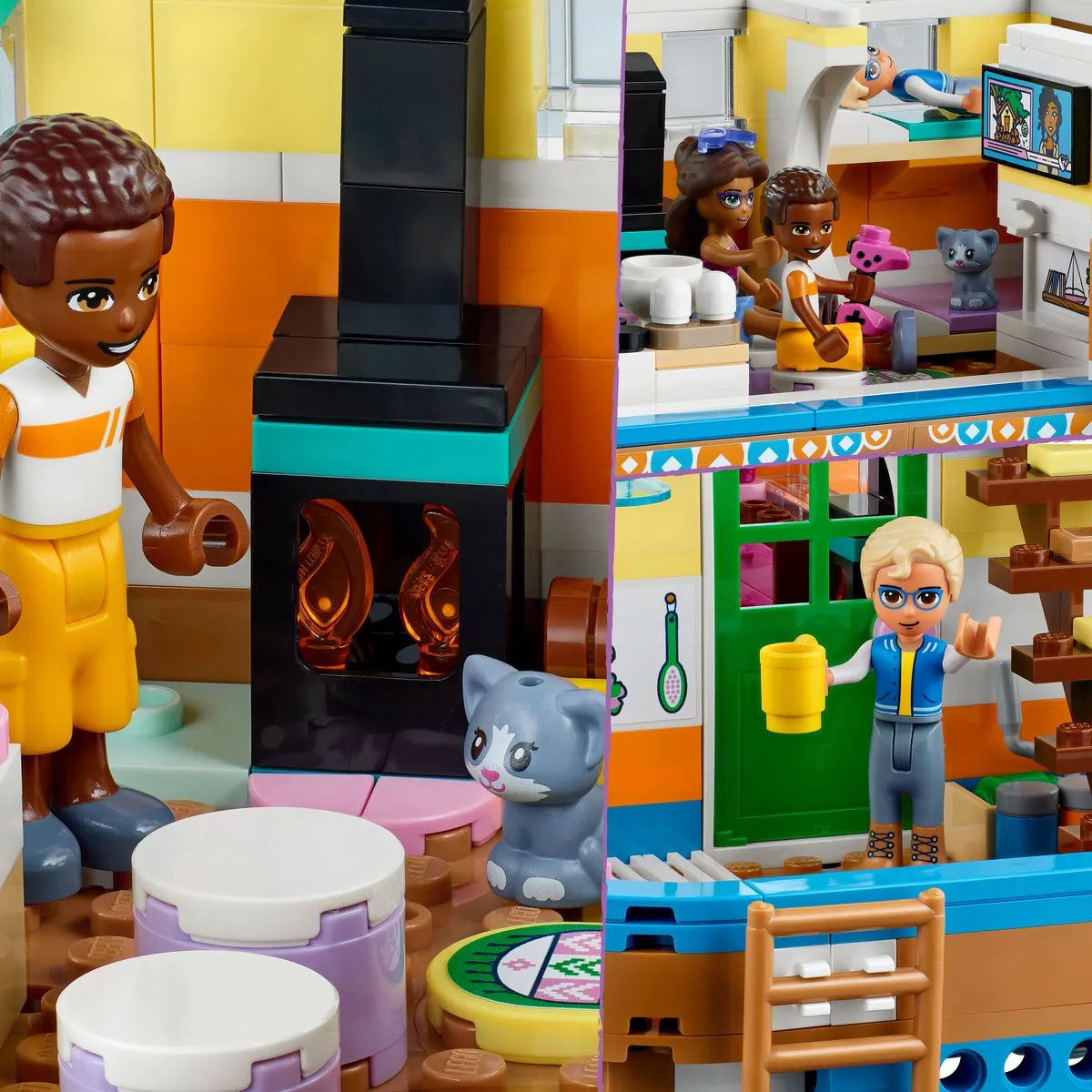 LEGO Friends Woonboot 41702 - 737 Stukken - afbeelding 6 van 6
