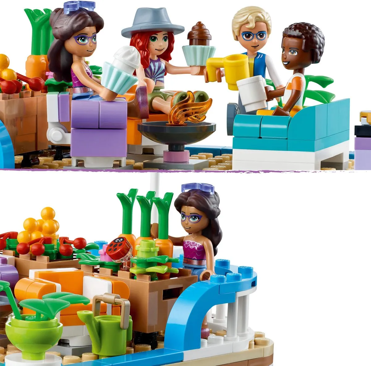LEGO Friends Woonboot 41702 - 737 Stukken - afbeelding 4 van 6