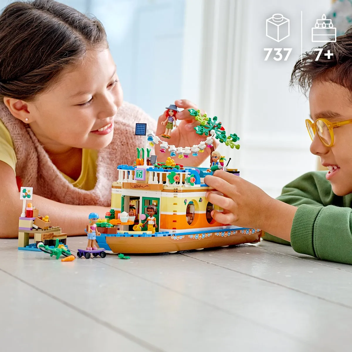 LEGO Friends Woonboot 41702 - 737 Stukken - afbeelding 3 van 6