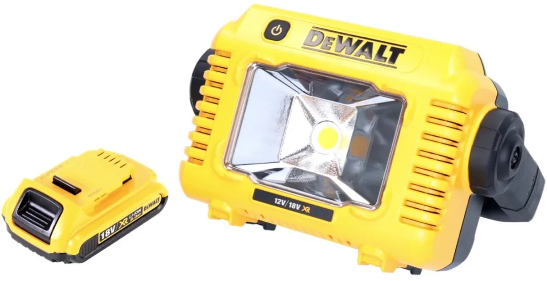 DeWalt DCL077 LED Werklamp 12/18V 2000lm IP54 - 2,0Ah Accu