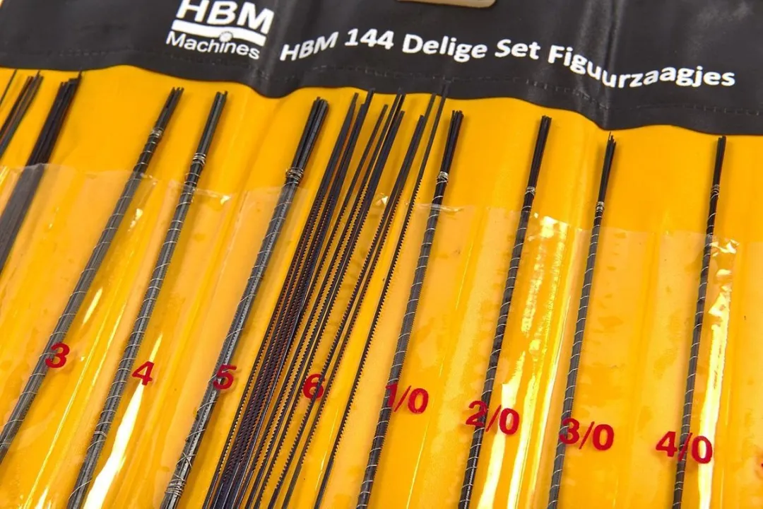 HBM Machines 6507 Figuurzaagjes - 144-delig - Hout