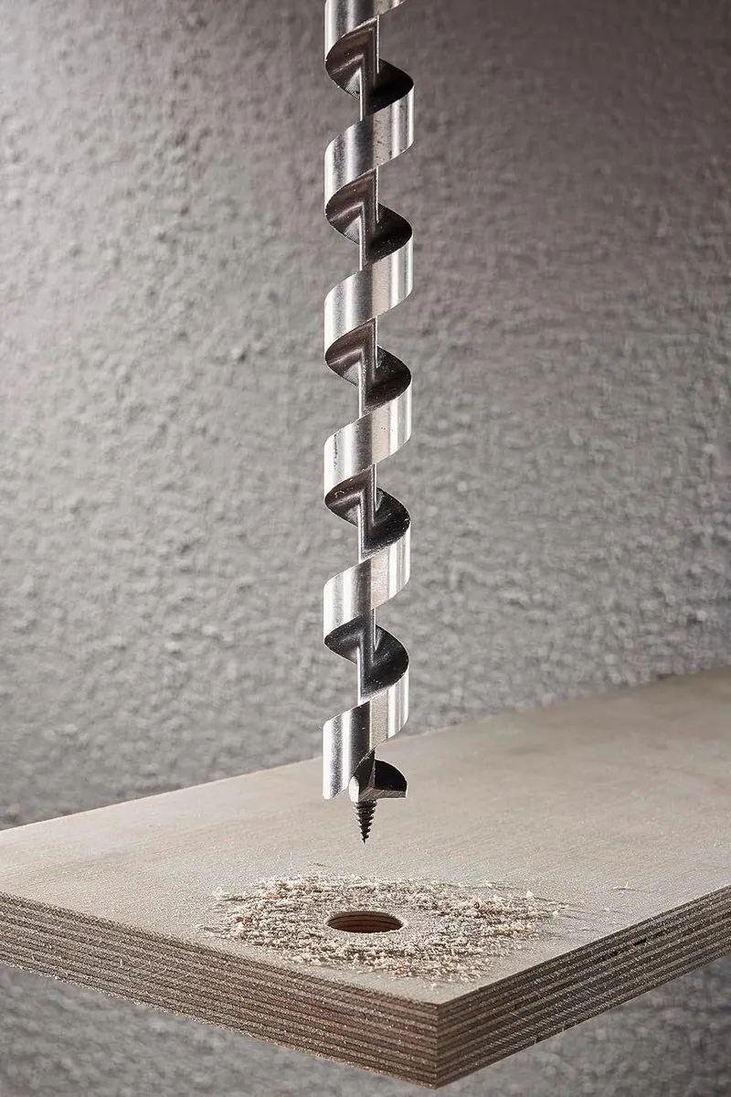 Wolfcraft 20mm Slangenboor 400mm Hex - Houtboor