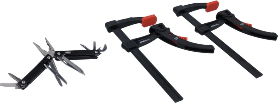 Bessey KLISETA Kliklamp Multitool - 2 Stuks Zwart
