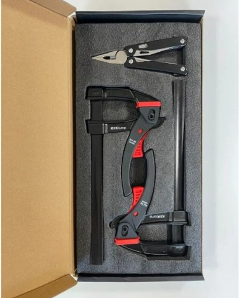 Bessey KLISETA Kliklamp Multitool - 2 Stuks Zwart