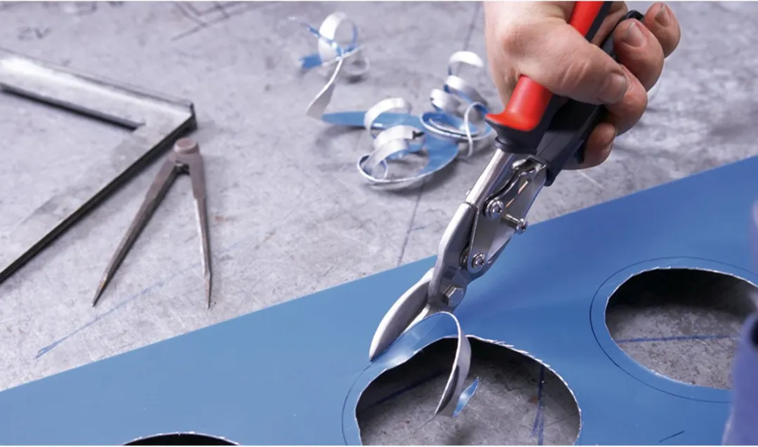 Bessey Blikschaar D16L 240mm Links - Rood