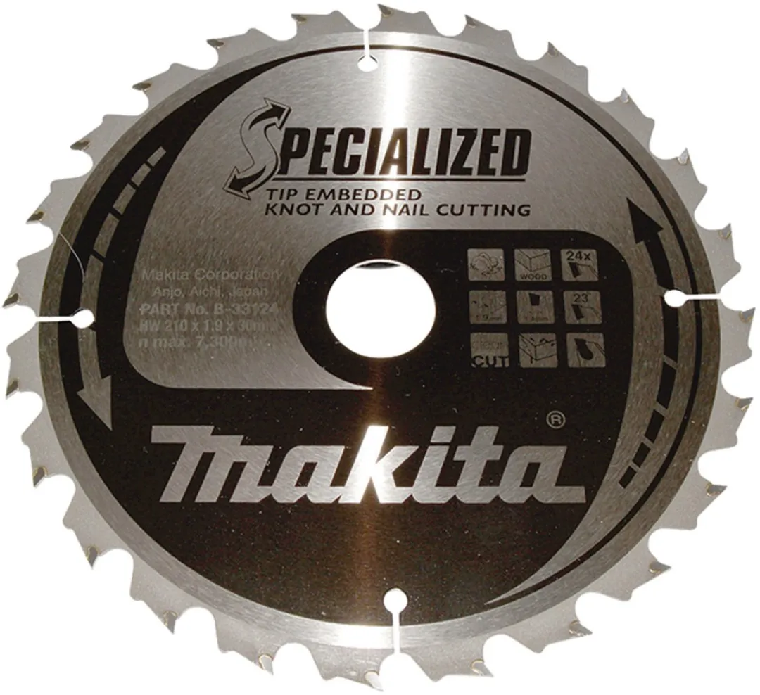 Makita B-33124 Zaagblad 210x30x24Z