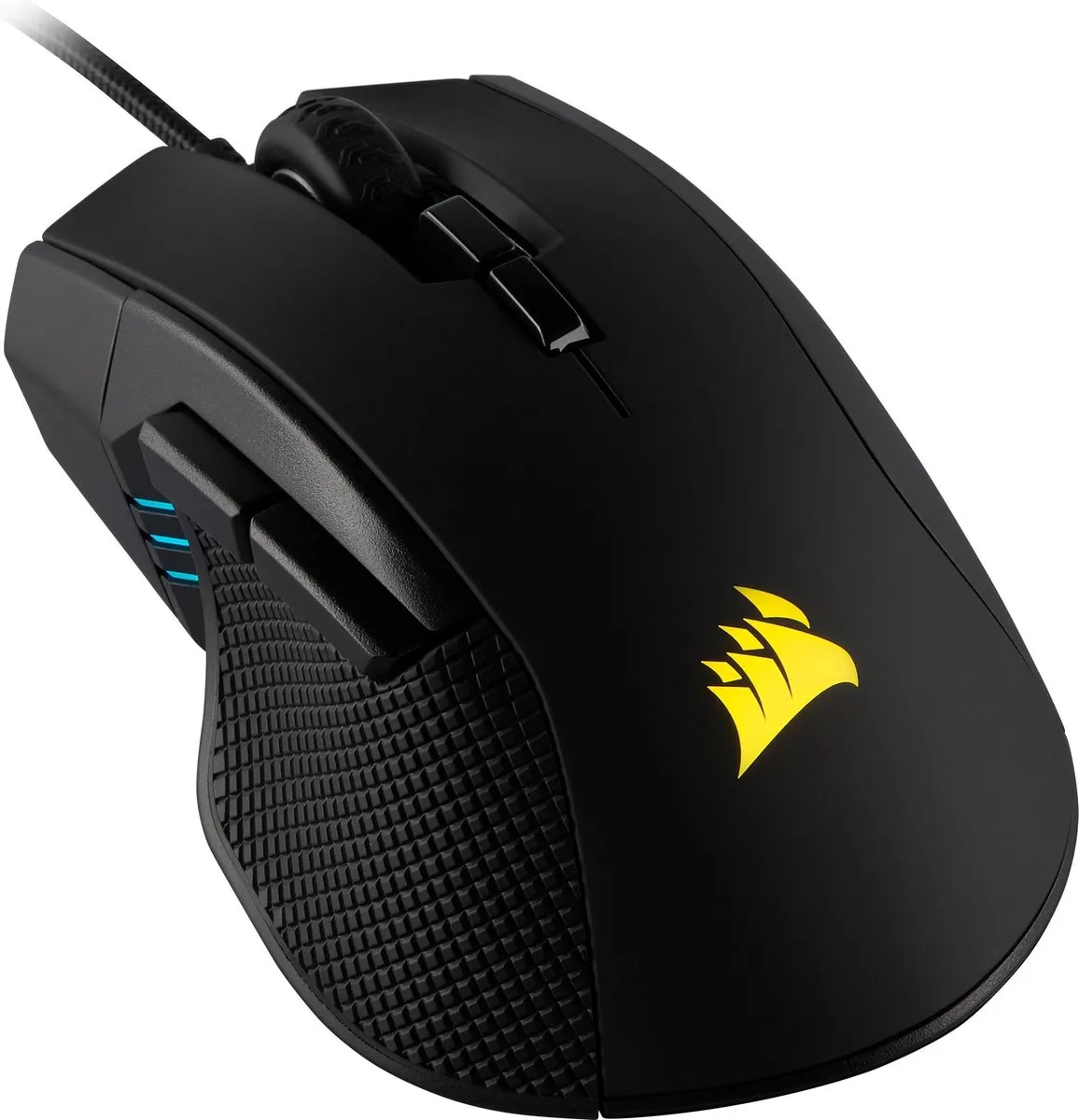 Corsair Ironclaw RGB Gamingmuis CH-9307011-EU - 18.000 DPI - Zwart