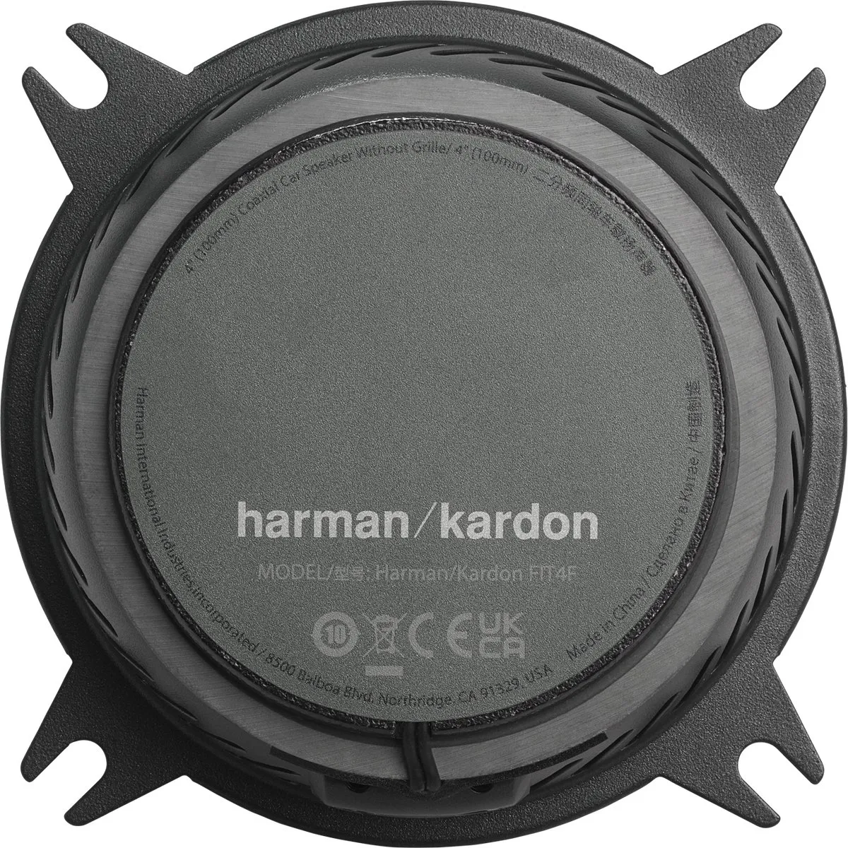 Harman Kardon FIT4F – Coaxiale Autospeakers 4 inch – 30W RMS – Thiele-Small Afstemming – Krachtig Geluid