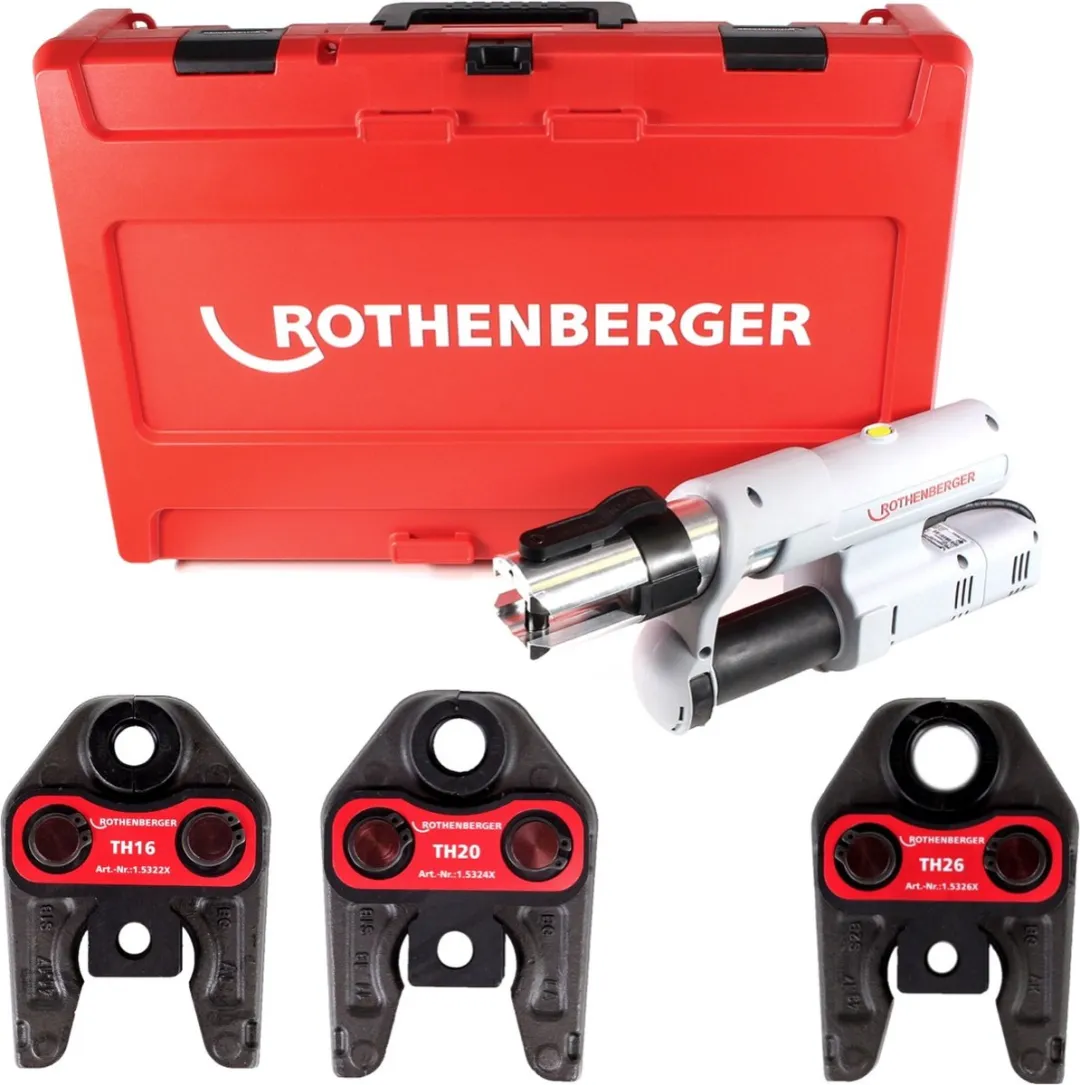 Rothenberger ROMAX AC ECO Set TH 230V Persmachine - 3 Persbekken