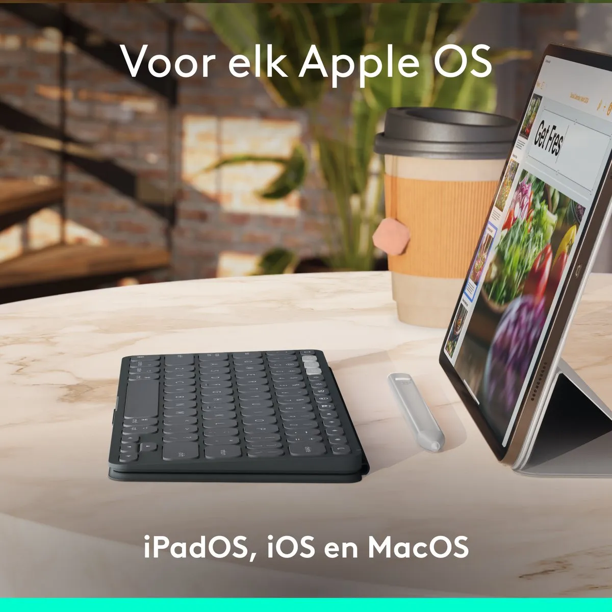 Logitech Keys-To-Go 2 Toetsenbord - Grafiet