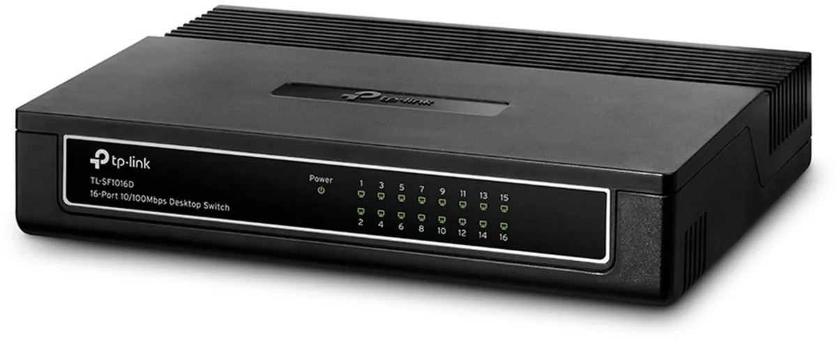 TP-Link TL-SF1016DS 16-Poorts Netwerk Switch - Grijs