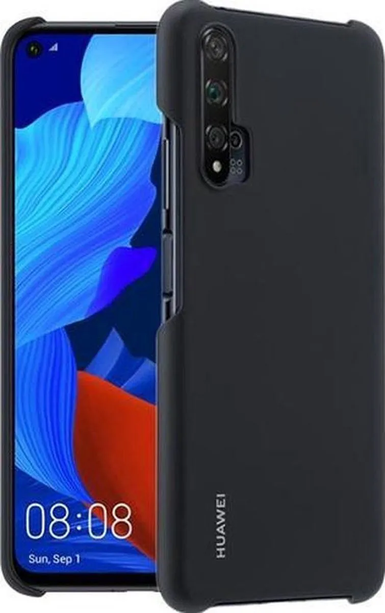 Huawei Nova 5T Hoesje - Zwart - 51993761 - afbeelding 5 van 5