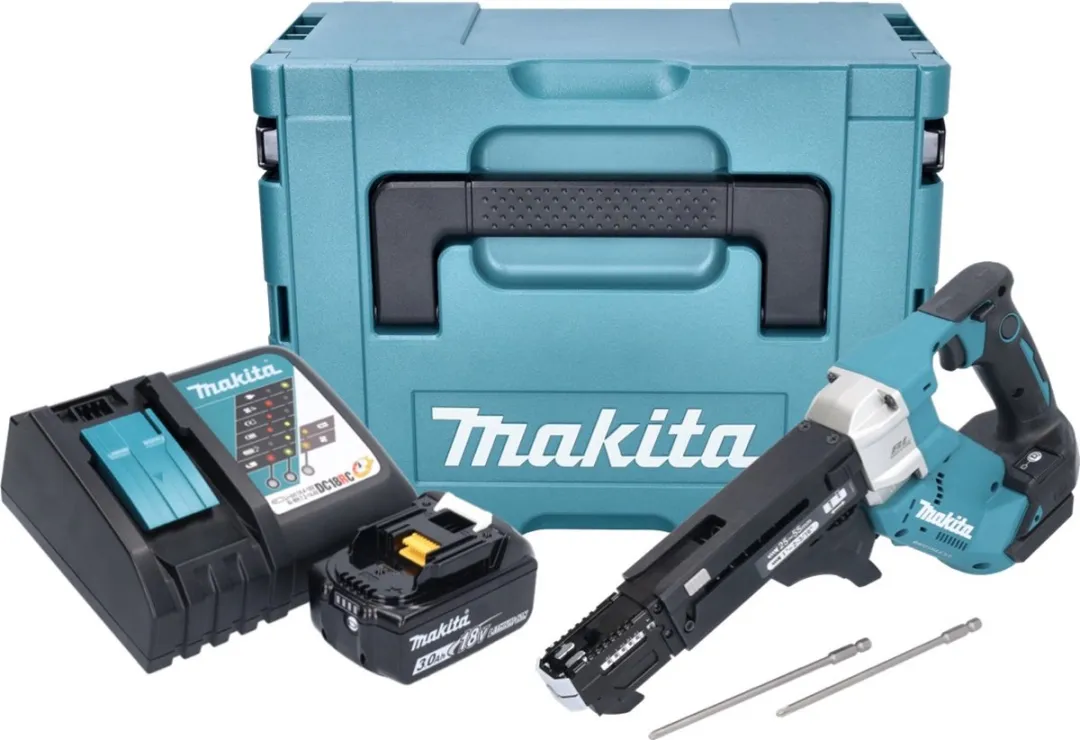 Makita DFR551RF1J Accuschroevendraaier 18V - 55mm Borstelloos - 3.0Ah