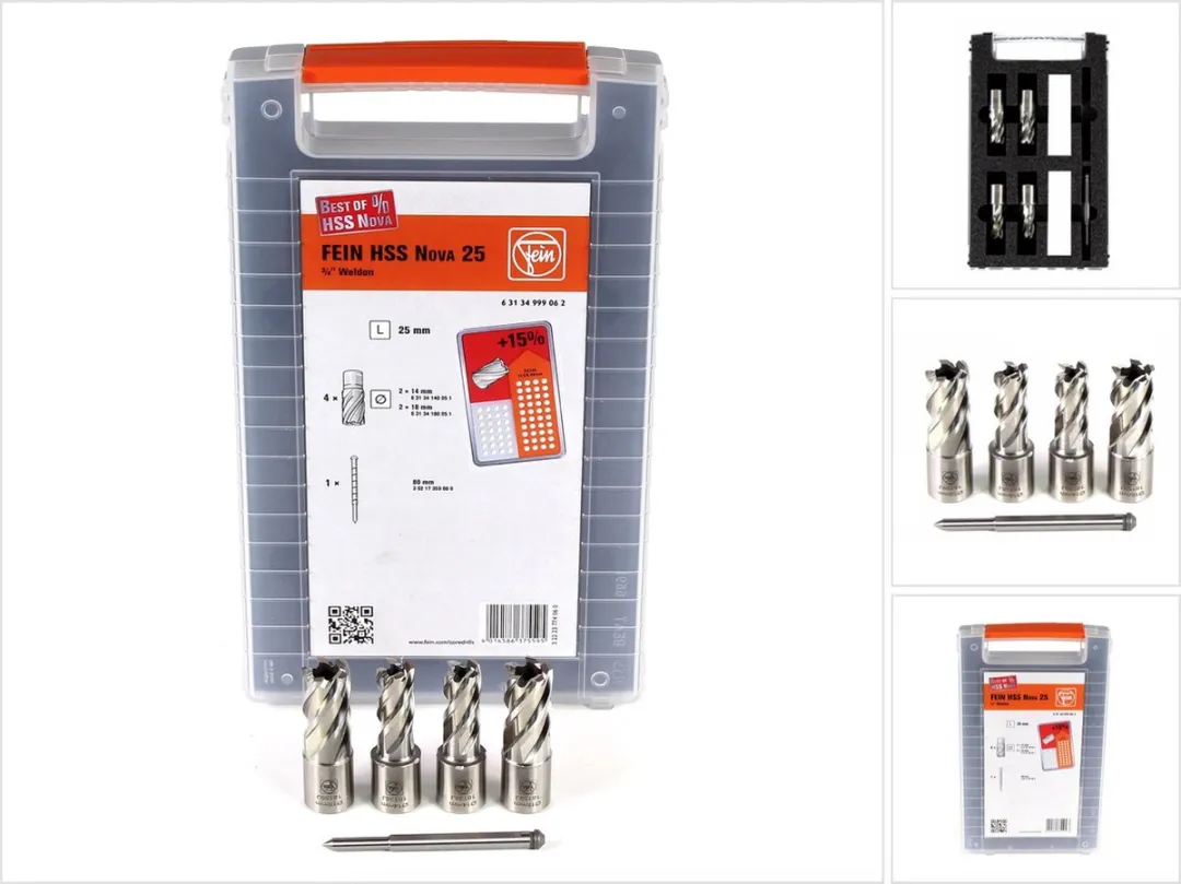 Fein HSS NOVA 25 W Kernboor 3/4" Weldon - Hout