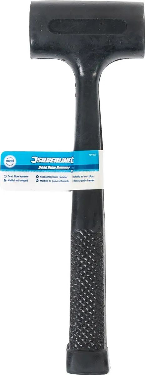 Silverline Terugslagvrije Hamer 454g - Rubber Overtrokken