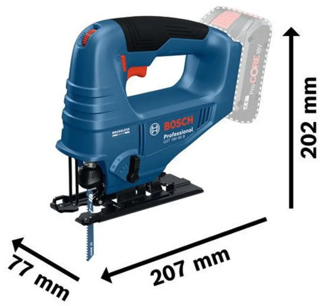 Bosch Professional GST 18V-95 B Decoupeerzaag - 18V