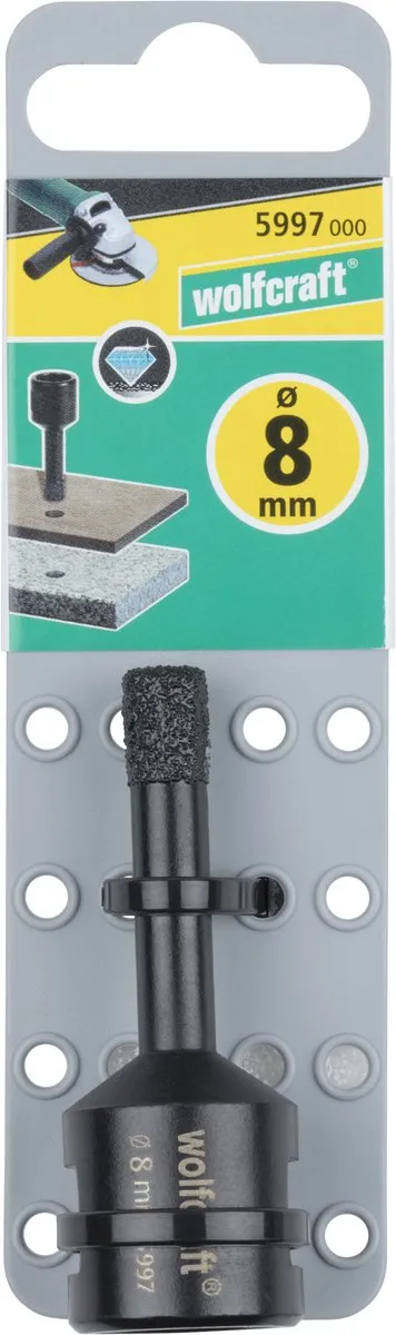 Wolfcraft Diamantboor 8mm 5997000 - Haakse Slijper