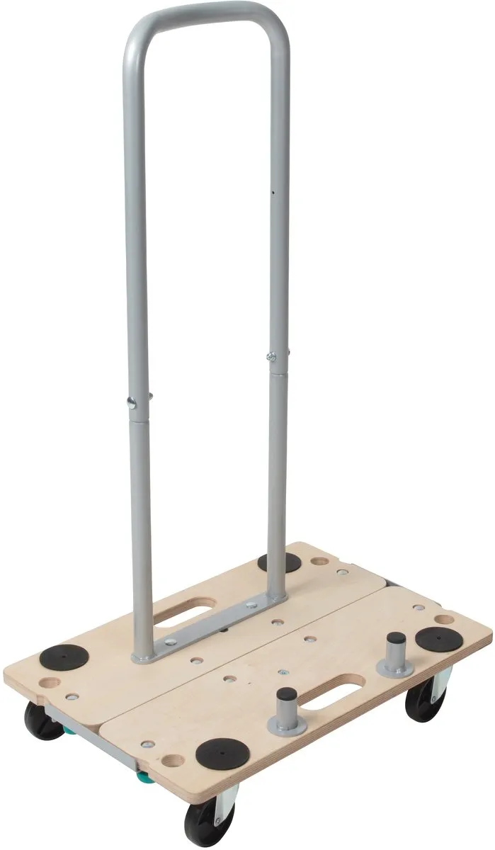 Wolfcraft Meubelroller 250kg - 590x195mm - Hout - 2 Stuks - afbeelding 6 van 6