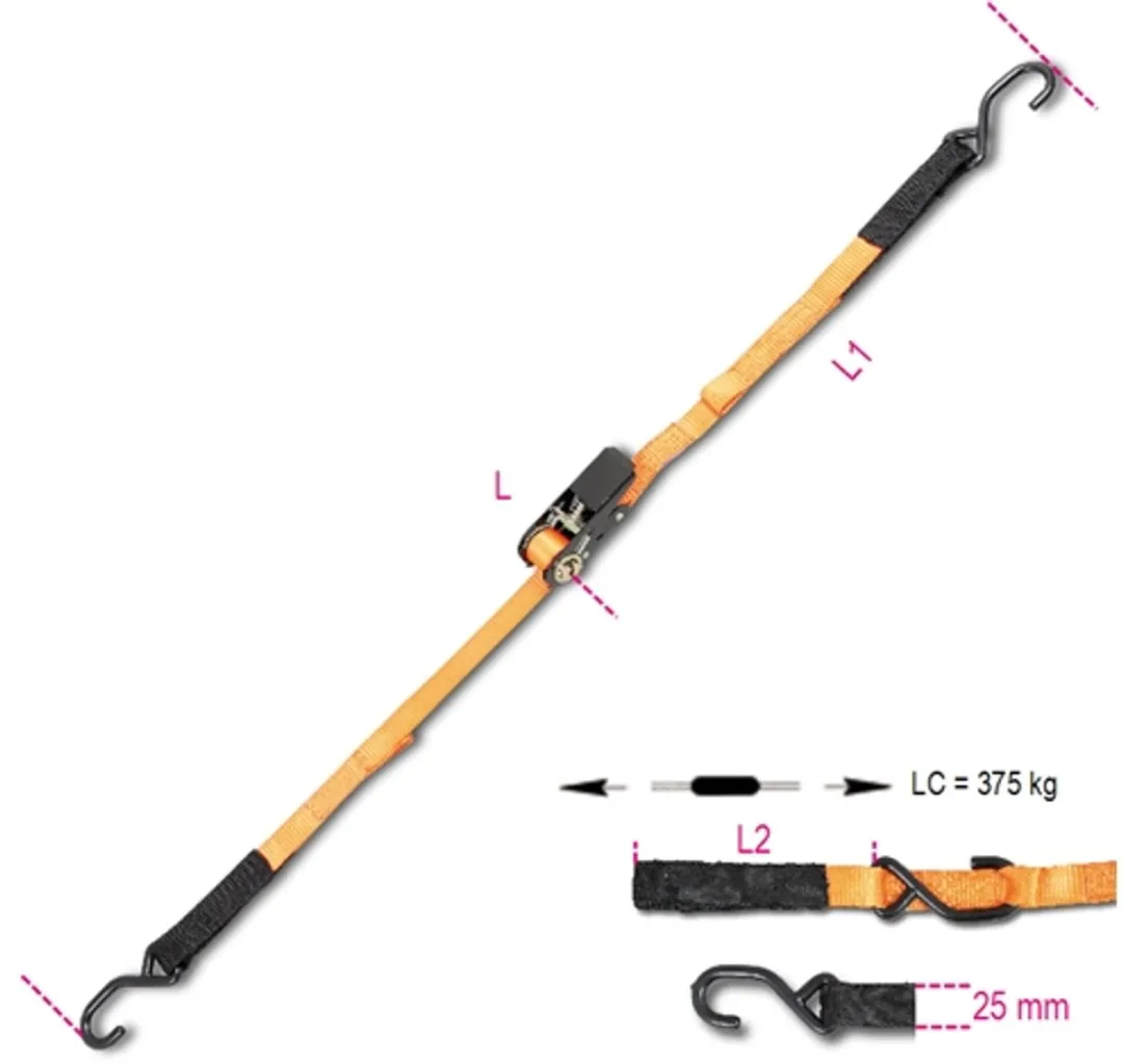 Beta 8188CG Spanband met Ratchet 3m